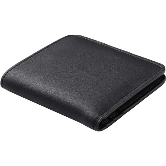 Womens Rfid Blocking Small Compact Bifold Luxury Genuine Leather Pocket Wallet - Picture 6 of 6